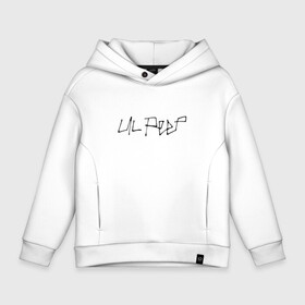 Детское худи Oversize хлопок с принтом LIL PEEP (НА СПИНЕ) в городе Новоалтайск, френч-терри — 70% хлопок, 30% полиэстер. Мягкий теплый начес внутри —100% хлопок | боковые карманы, эластичные манжеты и нижняя кромка, капюшон на магнитной кнопке | lil peep | lil prince | logo | music | rap | зарубежная музыка | зарубежные | лил пип | лого | маленький принц | музыка | реп