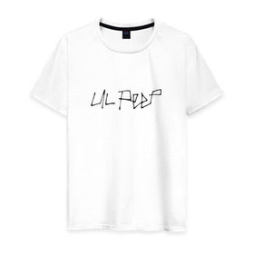 Мужская футболка хлопок с принтом LIL PEEP (НА СПИНЕ) в городе Новоалтайск, 100% хлопок | прямой крой, круглый вырез горловины, длина до линии бедер, слегка спущенное плечо. | lil peep | lil prince | logo | music | rap | зарубежная музыка | зарубежные | лил пип | лого | маленький принц | музыка | реп