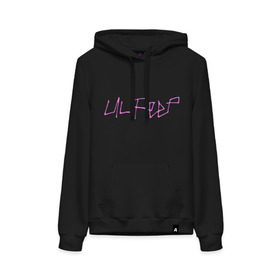 Женская толстовка с принтом LIL PEEP (НА СПИНЕ) в городе Новоалтайск, френч-терри, мягкий теплый начес внутри (100% хлопок) | карман-кенгуру, эластичные манжеты и нижняя кромка, капюшон с подкладом и шнурком | lil peep | lil prince | logo | music | rap | зарубежная музыка | зарубежные | лил пип | лого | маленький принц | музыка | реп