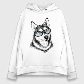Женское худи Oversize хлопок с принтом Dog в городе Новоалтайск, френч-терри — 70% хлопок, 30% полиэстер. Мягкий теплый начес внутри —100% хлопок | боковые карманы, эластичные манжеты и нижняя кромка, капюшон на магнитной кнопке | amimals | dog | doggy | woof | боксер | бульдог | бультерьер | волк | гав | доберман | дог | долматинец | друг | животные | йорк | мопс | овчарка | пёс | песик | питомец | пудель | сенбернар | собака | собачка | хатико