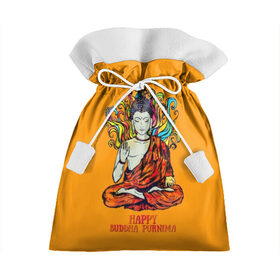 Подарочный 3D мешок с принтом Happy Buddha Purnima в городе Новоалтайск, 100% полиэстер | Размер: 29*39 см | buddha | golden | happy | indian | kesa | lotus | monk | orange | ornament | pattern | pose | religion | shakyamuni | spiritual | te | будда | буддизм | духовный | золотой | индийский | кашая | кэса | лотос | оранжевый | орнамент | основатель | по