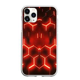 Чехол для iPhone 11 Pro Max матовый с принтом СТАЛЬНАЯ БРОНЯ в городе Новоалтайск, Силикон |  | abstraction | cyber | cyberpunk | future | geometry | hexagon | techno | texture | абстракция | броня | геометрия | кибер | краски | неон | неоновый | сетка | соты | стальная броня | текстура | шестигранники