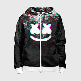 Детская толстовка 3D на молнии с принтом MARSHMELLO GLITCH в городе Новоалтайск, 100% полиэстер |  манжеты и пояс оформлены широкой мягкой резинкой, двухслойный капюшон со шнурком для регулировки, спереди карманы и застежка-молния
 | dj | glitch | marshmello | usa | америка | глитч | клубная музыка | маршмелло | музыка | музыкант