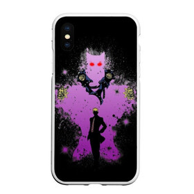 Чехол для iPhone XS Max матовый с принтом Приключения ДжоДжо в городе Новоалтайск, Силикон | Область печати: задняя сторона чехла, без боковых панелей | anime | aureo | jojo | jojos | jojos bizarre adventure | vento | боевик | джоджо | иероглиф | манга | приключения | стиль | ужасы | фэнтези | япония