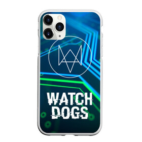 Чехол для iPhone 11 Pro матовый с принтом WATCH DOGS в городе Новоалтайск, Силикон |  | action | ct os | ded sec | fox | gamer | glitch | hacker | player | watch dogs | watch dogs 2 | глитч | знак лиса | игра | компьютерная игра | хакер