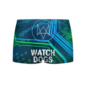 Мужские трусы 3D с принтом WATCH DOGS в городе Новоалтайск, 50% хлопок, 50% полиэстер | классическая посадка, на поясе мягкая тканевая резинка | action | ct os | ded sec | fox | gamer | glitch | hacker | player | watch dogs | watch dogs 2 | глитч | знак лиса | игра | компьютерная игра | хакер