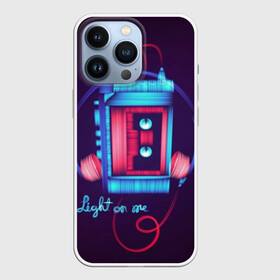 Чехол для iPhone 13 Pro с принтом неон в городе Новоалтайск,  |  | Тематика изображения на принте: арт | винтаж | графика | диско | кассета | музыка | неон | ретро | рисунок