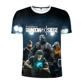 Мужская футболка 3D спортивная с принтом Tom Clancy’s Rainbow Six Siege в городе Новоалтайск, 100% полиэстер с улучшенными характеристиками | приталенный силуэт, круглая горловина, широкие плечи, сужается к линии бедра | Тематика изображения на принте: 6 | 9 | ash | castle | clancy’s | doc | fbi | gamer | gign | gsg | montagne | rainbow | rook | sas | shooter | siege | six | swat | thermite | tom | twitch | ubisoft | осада | радуга | спецназ | шутер