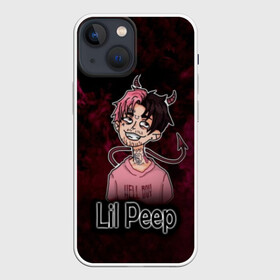Чехол для iPhone 13 mini с принтом Lil Peep в городе Новоалтайск,  |  | awful things | gustav | lil peep | густав ор | клауд | клауд рэп | лил | лили | певец | пееп | пеп | пип | пост эмо | реп | репер | рэп | рэпер | трэп | хип | хип хоп | хоп | эмо трэп