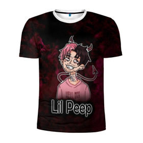 Мужская футболка 3D спортивная с принтом Lil Peep в городе Новоалтайск, 100% полиэстер с улучшенными характеристиками | приталенный силуэт, круглая горловина, широкие плечи, сужается к линии бедра | awful things | gustav | lil peep | густав ор | клауд | клауд рэп | лил | лили | певец | пееп | пеп | пип | пост эмо | реп | репер | рэп | рэпер | трэп | хип | хип хоп | хоп | эмо трэп