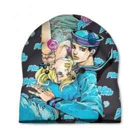 Шапка 3D с принтом JoJo Bizarre Adventure в городе Новоалтайск, 100% полиэстер | универсальный размер, печать по всей поверхности изделия | anime | aureo | jojo | jojos | jojos bizarre adventure | vento | боевик | джоджо | иероглиф | манга | приключения | стиль | ужасы | фэнтези | япония