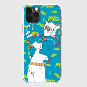 Чехол для iPhone 12 Pro Max с принтом JoJo Bizarre Adventure в городе Новоалтайск, Силикон |  | Тематика изображения на принте: anime | aureo | jojo | jojos | jojos bizarre adventure | vento | боевик | джоджо | иероглиф | манга | приключения | стиль | ужасы | фэнтези | япония