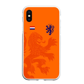 Чехол для iPhone XS Max матовый с принтом Сборная Голландии в городе Новоалтайск, Силикон | Область печати: задняя сторона чехла, без боковых панелей | holland | nederland | netherlands | голландия | нидерланды | сборная голландии | сборная голландии по футболу | сборная нидерландов | форма | футбольные сборные | чемпионат