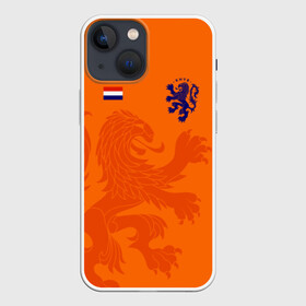 Чехол для iPhone 13 mini с принтом Сборная Голландии в городе Новоалтайск,  |  | holland | nederland | netherlands | голландия | нидерланды | сборная голландии | сборная голландии по футболу | сборная нидерландов | форма | футбольные сборные | чемпионат