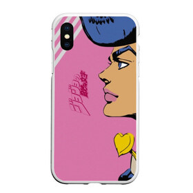 Чехол для iPhone XS Max матовый с принтом JoJo в городе Новоалтайск, Силикон | Область печати: задняя сторона чехла, без боковых панелей | adventure | anime | bizarre | jojo | jojo’s | аниме | анимэ | джо | джо джо | джоджо | джонатан джостар | жожо | манга | невероятные приключения | пендлетон | стенд | хамон
