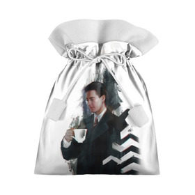 Подарочный 3D мешок с принтом Twin Peaks в городе Новоалтайск, 100% полиэстер | Размер: 29*39 см | twin peaks | агент купер | девид линч | дейл | лора палмер | огонь иди за мной | одри хорн | совы не то чем кажутся | твин пикс
