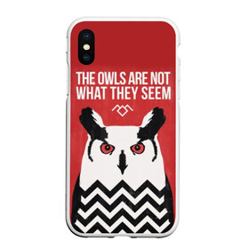 Чехол для iPhone XS Max матовый с принтом Twin Peaks в городе Новоалтайск, Силикон | Область печати: задняя сторона чехла, без боковых панелей | twin peaks | агент купер | девид линч | дейл | лора палмер | огонь иди за мной | одри хорн | совы не то чем кажутся | твин пикс