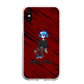Чехол для iPhone XS Max матовый с принтом SALLY FACE в городе Новоалтайск, Силикон | Область печати: задняя сторона чехла, без боковых панелей | Тематика изображения на принте: blue | diane | face | fisher | gizmo | henry | johnson | killer | larry | sally | генри | гизмо | джонсон | диана | ларри | лицо | парень в маске | салли | фейс | фишер