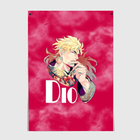 Постер с принтом JoJo Bizarre Adventure в городе Новоалтайск, 100% бумага
 | бумага, плотность 150 мг. Матовая, но за счет высокого коэффициента гладкости имеет небольшой блеск и дает на свету блики, но в отличии от глянцевой бумаги не покрыта лаком | anime | aureo | jojo | jojos | jojos bizarre adventure | vento | боевик | джоджо | иероглиф | манга | приключения | стиль | ужасы | фэнтези | япония