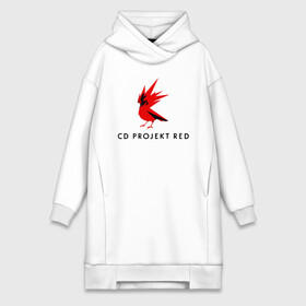 Платье-худи хлопок с принтом CD RPOJECT RED в городе Новоалтайск,  |  | 2019 | cd project red | cyberpunk 2077 | future | hack | night city | samurai | sci fi | андроиды | безумие | будущее | киберпанк 2077 | логотип | роботы | самураи | фантастика | цифры