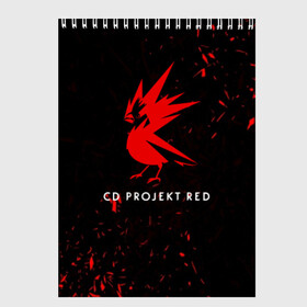 Скетчбук с принтом CD RPOJECT RED в городе Новоалтайск, 100% бумага
 | 48 листов, плотность листов — 100 г/м2, плотность картонной обложки — 250 г/м2. Листы скреплены сверху удобной пружинной спиралью | 2019 | cd project red | cyberpunk 2077 | future | hack | night city | samurai | sci fi | андроиды | безумие | будущее | киберпанк 2077 | логотип | роботы | самураи | фантастика | цифры
