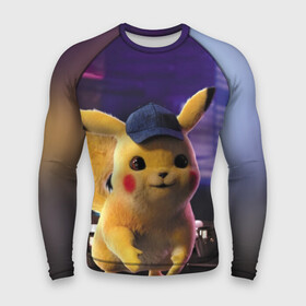 Мужской рашгард 3D с принтом Пикачу Детектив в городе Новоалтайск,  |  | detective pikachu | pikachu | pokemon | детектив пикачу | пика | покемон