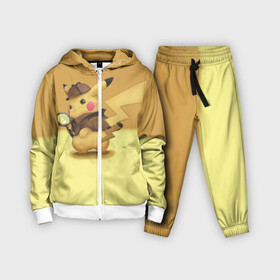 Детский костюм 3D с принтом Пикачу Детектив в городе Новоалтайск,  |  | detective pikachu | pikachu | pokemon | детектив пикачу | пика | покемон