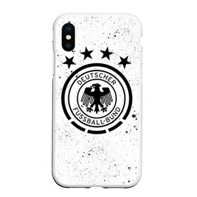Чехол для iPhone XS Max матовый с принтом Сборная Германии в городе Новоалтайск, Силикон | Область печати: задняя сторона чехла, без боковых панелей | deutsche | deutschland | die mannschaft | germany | германия | немецкая сборная | сборная | сборная гемании по футболу | сборная германии | форма | футбол