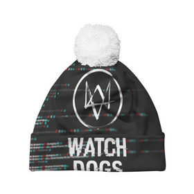 Шапка 3D c помпоном с принтом WATCH DOGS в городе Новоалтайск, 100% полиэстер | универсальный размер, печать по всей поверхности изделия | action | ct os | ded sec | fox | game | gamer | glitch | hacker | player | watch dogs | watch dogs 2 | глитч | знак лиса | игра | компьютерная игра | маркус | хакер