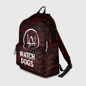 Рюкзак 3D с принтом WATCH DOGS в городе Новоалтайск, 100% полиэстер | лямки с регулируемой длиной, сверху петелька, чтобы рюкзак можно было повесить на вешалку. Основное отделение закрывается на молнию, как и внешний карман. Внутри два дополнительных кармана, один из которых закрывается на молнию. По бокам два дополнительных кармашка | action | ct os | ded sec | fox | game | gamer | glitch | hacker | player | watch dogs | watch dogs 2 | глитч | знак лиса | игра | компьютерная игра | маркус | хакер