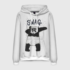 Мужская толстовка 3D с принтом Swag Panda в городе Новоалтайск, 100% полиэстер | двухслойный капюшон со шнурком для регулировки, мягкие манжеты на рукавах и по низу толстовки, спереди карман-кенгуру с мягким внутренним слоем. | animal | art | authority | bear | dab | drawing | gesture | graphics | indisputable | panda | swag | wild | авторитет | графика | даб | дикий | жест | животное | искусство | медведь | непререкаемый | панда | рисунок | свэг