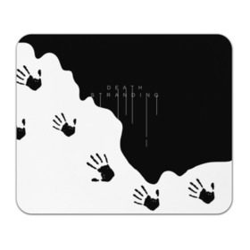 Коврик для мышки прямоугольный с принтом DEATH STRANDING в городе Новоалтайск, натуральный каучук | размер 230 х 185 мм; запечатка лицевой стороны | bridges | death stranding | fragile express | games | kojima | kojima productions | logo | ludens | игры | кодзима | лого | люденс