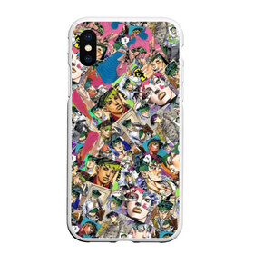 Чехол для iPhone XS Max матовый с принтом JoJo Bizarre Adventure в городе Новоалтайск, Силикон | Область печати: задняя сторона чехла, без боковых панелей | anime | aureo | jojo | jojos | jojos bizarre adventure | vento | боевик | джоджо | иероглиф | манга | приключения | стиль | ужасы | фэнтези | япония