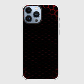 Чехол для iPhone 13 Pro Max с принтом СТАЛЬНАЯ БРОНЯ в городе Новоалтайск,  |  | Тематика изображения на принте: abstraction | cyber | cyberpunk | future | geometry | hexagon | neon | techno | texture | абстракция | броня | геометрия | кибер | краски | неон | неоновый | сетка | соты | стальная броня | текстура | шестигранники