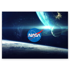 Поздравительная открытка с принтом NASA в городе Новоалтайск, 100% бумага | плотность бумаги 280 г/м2, матовая, на обратной стороне линовка и место для марки
 | galaxy | nasa | nebula | space | star | абстракция | вселенная | галактика | звезда | звезды | космический | наса | планеты