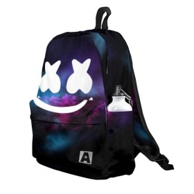 Рюкзак 3D с принтом MARSHMELLO SPACE в городе Новоалтайск, 100% полиэстер | лямки с регулируемой длиной, сверху петелька, чтобы рюкзак можно было повесить на вешалку. Основное отделение закрывается на молнию, как и внешний карман. Внутри два дополнительных кармана, один из которых закрывается на молнию. По бокам два дополнительных кармашка | dj | galaxy | marshmello | space | star
nebula | usa | абстракция | америка | вселенная | галактика | звезда | звезды | клубная музыка | космический | маршмелло | музыка | музыкант | планеты