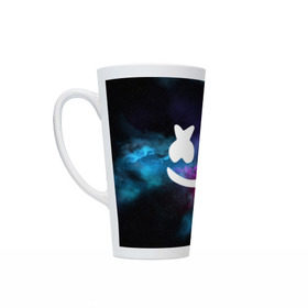 Кружка Латте с принтом MARSHMELLO SPACE в городе Новоалтайск, Белая керамика | Объем 480 мл; Высота 150 мм; Диаметр 90 мм | dj | galaxy | marshmello | space | star
nebula | usa | абстракция | америка | вселенная | галактика | звезда | звезды | клубная музыка | космический | маршмелло | музыка | музыкант | планеты