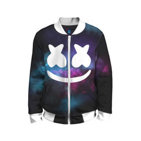 Детский бомбер 3D с принтом MARSHMELLO SPACE в городе Новоалтайск, 100% полиэстер | застегивается на молнию, по бокам два кармана без застежек, мягкие манжеты, по низу бомбера и на воротнике — эластичная резинка | dj | galaxy | marshmello | space | star
nebula | usa | абстракция | америка | вселенная | галактика | звезда | звезды | клубная музыка | космический | маршмелло | музыка | музыкант | планеты