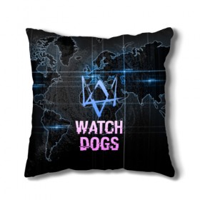 Подушка 3D с принтом WATCH DOGS в городе Новоалтайск, наволочка – 100% полиэстер, наполнитель – холлофайбер (легкий наполнитель, не вызывает аллергию). | состоит из подушки и наволочки. Наволочка на молнии, легко снимается для стирки | action | ct os | ded sec | fox | game | gamer | glitch | hacker | player | watch dogs | watch dogs 2 | глитч | знак лиса | игра | компьютерная игра | маркус | хакер