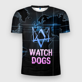 Мужская футболка 3D спортивная с принтом WATCH DOGS в городе Новоалтайск, 100% полиэстер с улучшенными характеристиками | приталенный силуэт, круглая горловина, широкие плечи, сужается к линии бедра | action | ct os | ded sec | fox | game | gamer | glitch | hacker | player | watch dogs | watch dogs 2 | глитч | знак лиса | игра | компьютерная игра | маркус | хакер