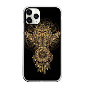 Чехол для iPhone 11 Pro матовый с принтом Сова с ловцом в городе Новоалтайск, Силикон |  | animal | catcher | dreams | ethnic | freedom | golden | indians | knowledge | owl | pattern | power | r | ritual | shaman | shamanism | totem | wind | wisdom | ветер | животное | знание | золотой | индейцы | ловец | мудрость | обряд | ритуал | свобода | с