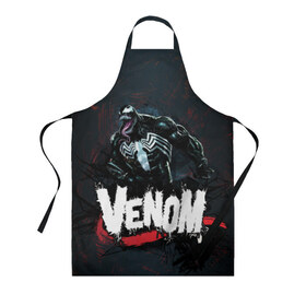 Фартук 3D VENOM: в городе Новоалтайск, 100% полиэстер | общий размер — 65 х 85 см, ширина нагрудника — 26 см, горловина — 53 см, длина завязок — 54 см, общий обхват в поясе — 173 см. Принт на завязках и на горловине наносится с двух сторон, на основной части фартука — только с внешней стороны | comics | eddie brock | marvel | spider man | venom | веном | едди брок | едди брокк | комикс | марвел | марвэл | человек паук