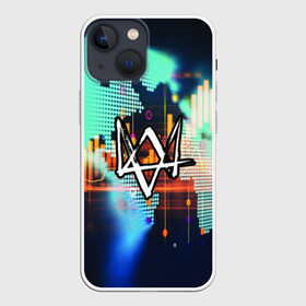 Чехол для iPhone 13 mini с принтом WATCH DOGS(DED SEC) в городе Новоалтайск,  |  | Тематика изображения на принте: action | ct os | ded sec | fox | game | gamer | glitch | hacker | player | watch dogs | watch dogs 2 | глитч | знак лиса | игра | компьютерная игра | маркус | хакер