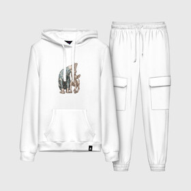 Женский костюм хлопок (с толстовкой) Сфинксы: в городе Новоалтайск,  |  | котик | коты | кошка | прикольный принт | принт на футболке | сфинксы | татуированные коты | татуированные сфинксы