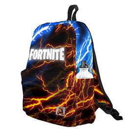 Рюкзак 3D с принтом FORTNITE STORM в городе Новоалтайск, 100% полиэстер | лямки с регулируемой длиной, сверху петелька, чтобы рюкзак можно было повесить на вешалку. Основное отделение закрывается на молнию, как и внешний карман. Внутри два дополнительных кармана, один из которых закрывается на молнию. По бокам два дополнительных кармашка | 2019 | armor | armour | cybersport | esport | fortnite | game | llama | logo | thunder | броня | игра | киберспорт | лама | молнии | фиолетовый | фирменные цвета | фортнайт