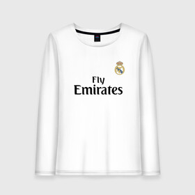 Женский лонгслив хлопок с принтом RAMOS REAL в городе Новоалтайск, 100% хлопок |  | ramos | real | real madrid | рамос | реал | реал мадрид | серхио рамос