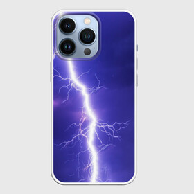Чехол для iPhone 13 Pro с принтом Молния. в городе Новоалтайск,  |  | Тематика изображения на принте: вспышка | интересная | молния | небо | необычная | прикольная | яркая