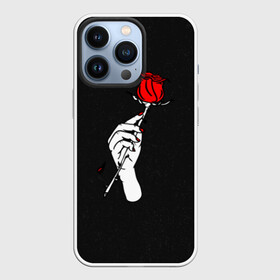 Чехол для iPhone 13 Pro с принтом Lil Peep (Rose) в городе Новоалтайск,  |  | Тематика изображения на принте: baby | broken | cry | lil | lil peep | peep | rap | rose | лил | лил пип | пип | реп | роза | сердце