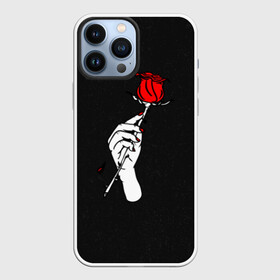 Чехол для iPhone 13 Pro Max с принтом Lil Peep (Rose) в городе Новоалтайск,  |  | Тематика изображения на принте: baby | broken | cry | lil | lil peep | peep | rap | rose | лил | лил пип | пип | реп | роза | сердце