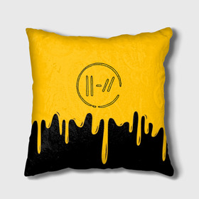 Подушка 3D с принтом TWENTY ONE PILOTS в городе Новоалтайск, наволочка – 100% полиэстер, наполнитель – холлофайбер (легкий наполнитель, не вызывает аллергию). | состоит из подушки и наволочки. Наволочка на молнии, легко снимается для стирки | 21 pilots | 21p | colors | music | paints | rock | top | trench | twenty one pilots | брызги | группа | краска | музыка | рок